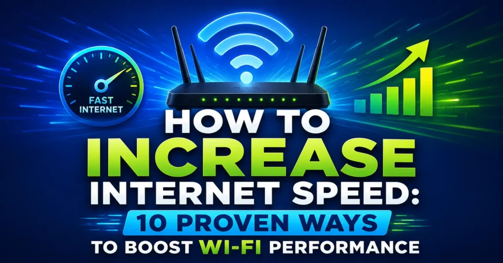 How to Increase Internet Speed