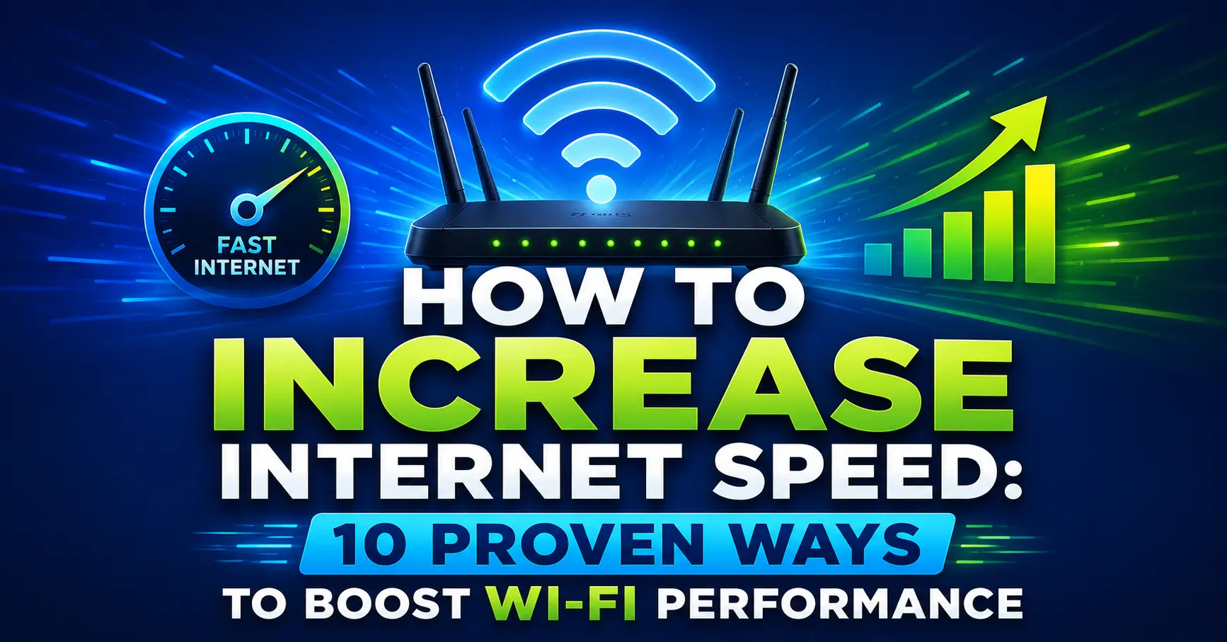 How to Increase Internet Speed