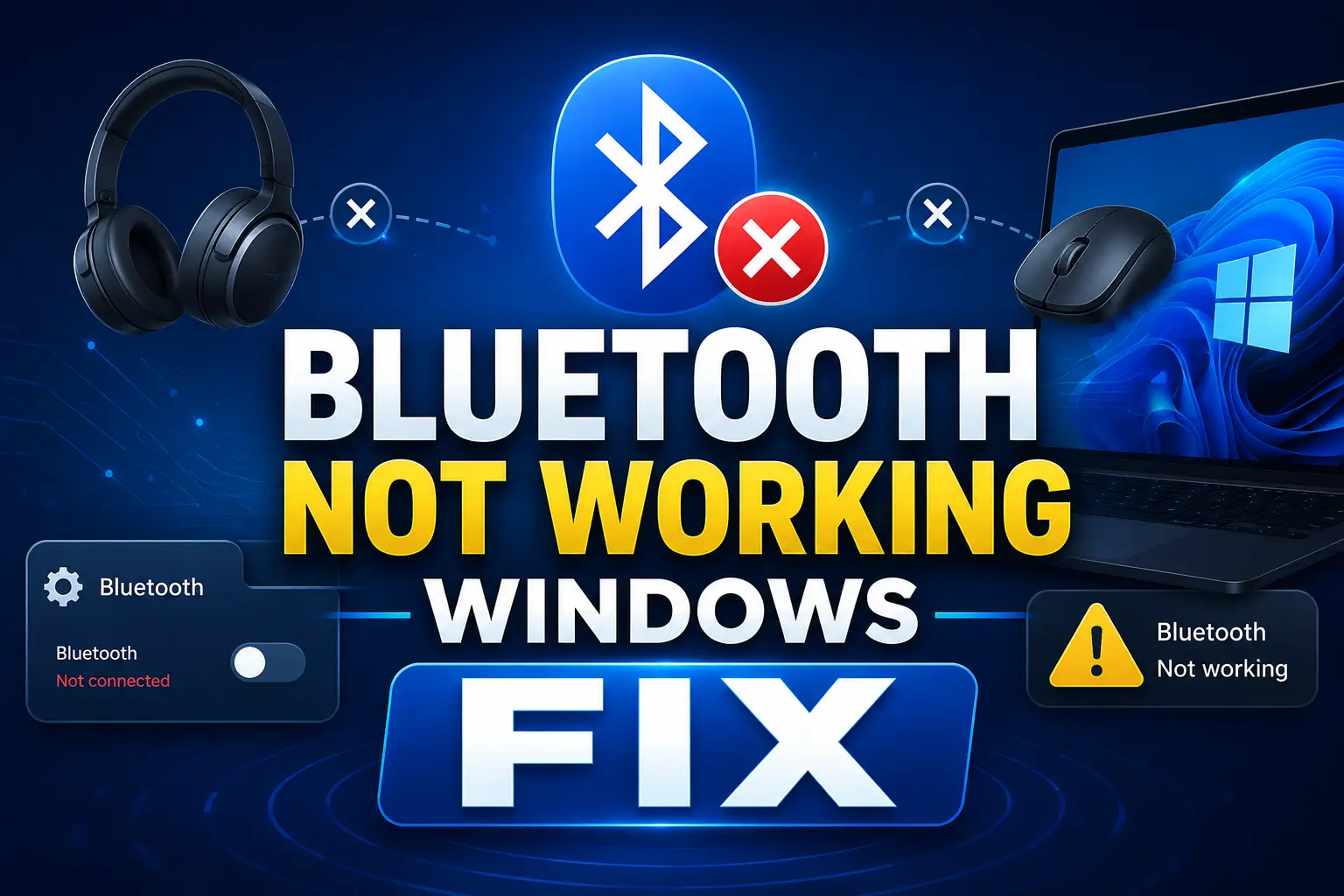 bluetooth not working windows fix